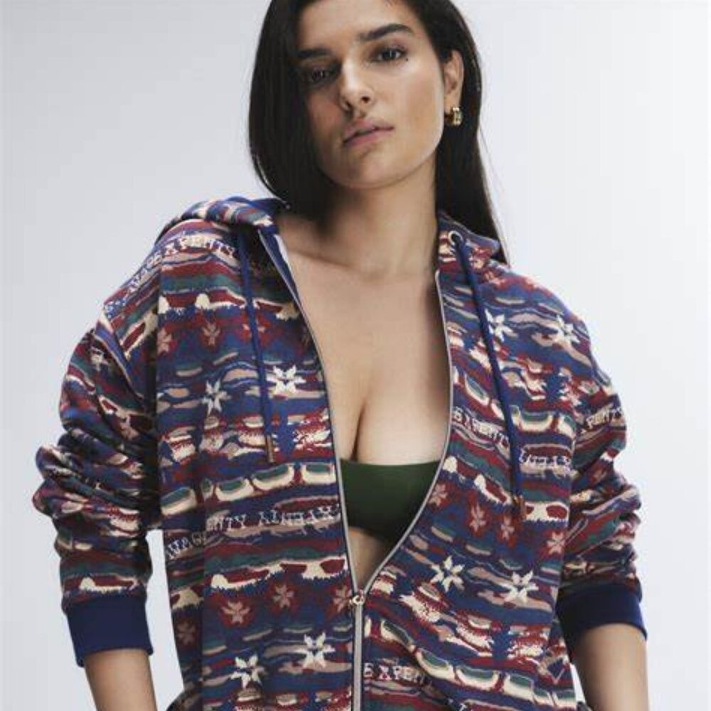 Savage X Fenty Onesie Red Cognac Cabin Cutie Medium